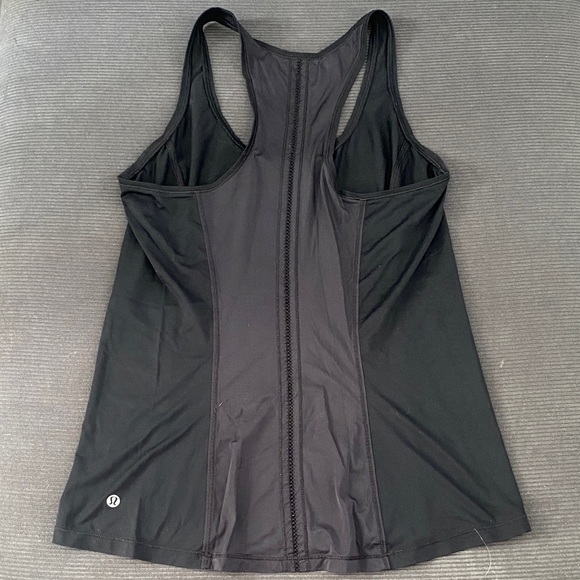 Lululemon Black Racerback Tank Top - Picture 1 of 4